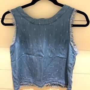 Stylish Blue Jean Tank